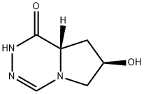 Pyrrolo[1,2-d][1,2,4]triazin-1(2H)-one, 6,7,8,8a-tetrahydro-7-hydroxy-, (7R,8aS)- (9CI) Struktur