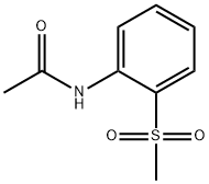 N-(2-(METHYLSULFONYL)PHENYL)ACETAMIDE Struktur