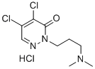 4,5-Dichloro-2-(3-(dimethylamino)propyl)-3(2H)-pyridazinone monohydroc hloride Struktur