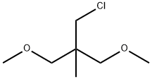 2-Chloromethyl-2-methyl-1,3-dimethoxypropane Struktur