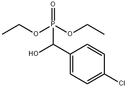 (α-Hydroxy-4-chlorobenzyl)phosphonic acid diethyl ester Struktur