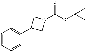 tert-butyl 3-phenylazetidine-1-carboxylate Struktur