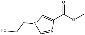 1H-Imidazole-4-carboxylicacid,1-(2-hydroxyethyl)-,methylester(9CI) Struktur