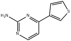 4-(3-thienyl)-2-pyrimidinamine(SALTDATA: FREE) Struktur