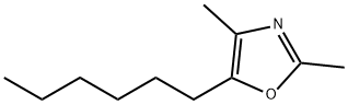 5-Hexyl-2,4-dimethyloxazole Struktur