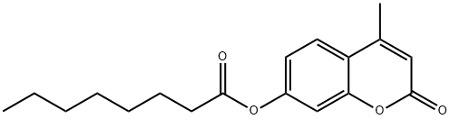 4-METHYLUMBELLIFERYL CAPRYLATE Struktur