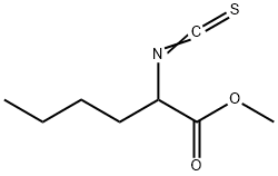 METHYL DL-2-ISOTHIOCYANATOCAPROATE Struktur