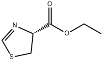 4-Thiazolecarboxylicacid,4,5-dihydro-,ethylester,(4R)-(9CI) Struktur