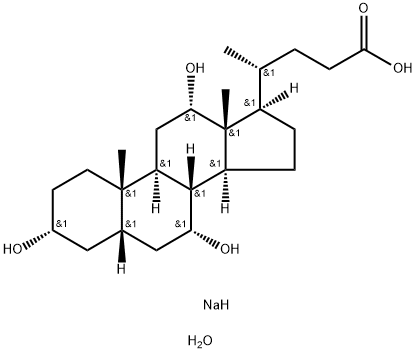 SODIUM CHOLATE HYDRATE, BIOCHEMIKA, >= 9 Struktur