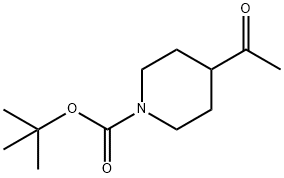 1-N-BOC-4-乙酰基哌啶, 206989-61-9, 結(jié)構(gòu)式