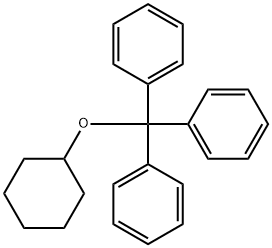 Cyclohexyl(triphenylmethyl) ether Struktur