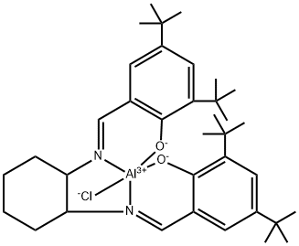 (1S,2S)-(+)-[1,2-CYCLOHEXANEDIAMINO-N N'-BIS(3,5-DI-T-BUTYLSALICYLIDENE)]ALUMINUM (III) CHLORIDE Structure