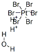 HYDROGEN HEXABROMOPLATINATE(IV) HYDRATE,  99.9% Struktur