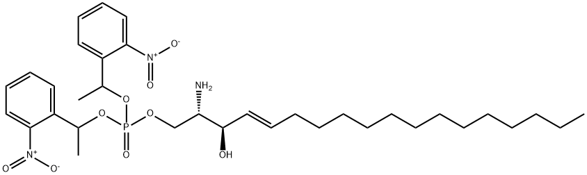 CAGED D-ERYTHRO-SPHINGOSINE-1-PHOSPHATE Struktur