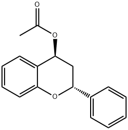 trans-Flavan-4-ol acetate Struktur