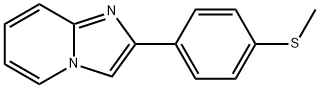 2-(p-Methylthiophenyl)imidazo(1,2-a)pyridine Struktur