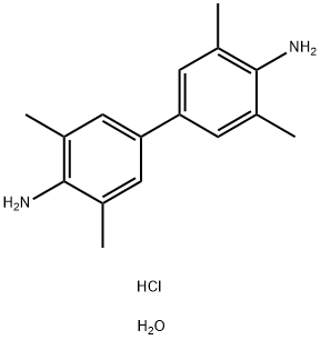 3,3',5,5'-TETRAMETHYLBENZIDINE DIHYDROCHLORIDE HYDRATE Struktur