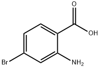 2-Amino-4-bromobenzoic acid Struktur