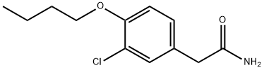 2-(4-Butoxy-3-chlorophenyl)acetamide Struktur