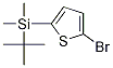 (5-broMothiophen-2-yl)(tert-butyl)diMethylsilane Struktur