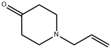 1-allyltetrahydro-4(1H)-pyridinone Struktur