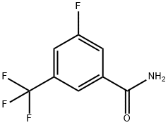 3-FLUORO-5-(TRIFLUOROMETHYL)BENZAMIDE Struktur