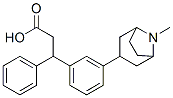 (1R,5S)-8-メチル-8-アザビシクロ[3.2.1]オクタン-3α-イル=β,β-ジフェニルプロピオナート 化學(xué)構(gòu)造式