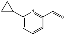 2-Pyridinecarboxaldehyde, 6-cyclopropyl- (9CI) Struktur