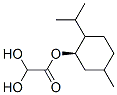 2,2-Dihydroxyacetic acid (R)-(-)-menthyl ester  Struktur