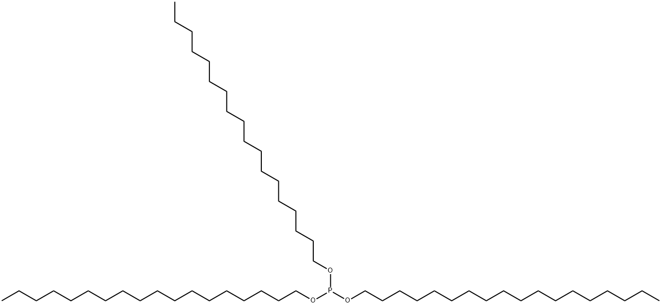 PHOSPHOROUS ACID TRI-N-OCTADECYL ESTER Struktur