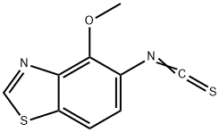 Benzothiazole, 5-isothiocyanato-4-methoxy- (9CI) Struktur