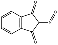 2-nitroso-1H-indene-1,3(2H)-dione  Struktur