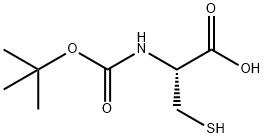 BOC-CYS-OH Structure