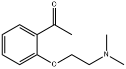 1-[2-(2-dimethylaminoethoxy)phenyl]ethanone Struktur