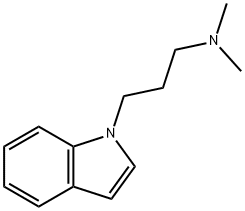 N,N-dimethyl-1H-indole-1-propylamine Struktur