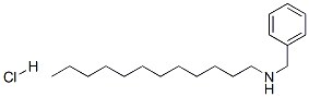 N-dodecylbenzylamine hydrochloride Struktur