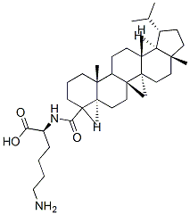 (2S)-2,6-diaminohexanoic acid: 5-(dithiolan-3-yl)pentanoic acid Struktur