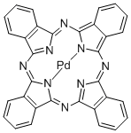 PALLADIUM PHTHALOCYANINE Struktur