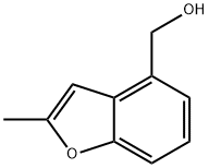 4-Benzofuranmethanol,  2-methyl- Struktur