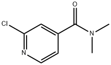 2-Chloro-N,N-dimethyl-4-pyridinecarboxamide Struktur