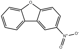 Dibenzofuran, 2-nitro- Struktur