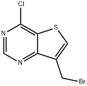 7-(BROMOMETHYL)-4-CHLOROTHIENO[3,2-D]PYRIMIDINE Struktur