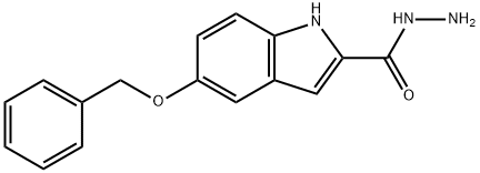 5-(BENZYLOXY)-1H-INDOLE-2-CARBOHYDRAZIDE Struktur