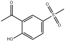 1-(2-HYDROXY-5-METHANESULFOYL-PHENYL)-ETHANONE Struktur