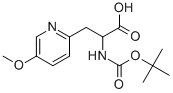 3-(5-METHOXYPYRIDIN-2-YL)-N-BOC-DL-ALANINE
 Struktur