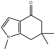 1,6,6-trimethyl-5,7-dihydroindol-4-one Struktur