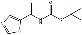 Carbamic acid, [1-(5-oxazolyl)ethenyl]-, 1,1-dimethylethyl ester (9CI) Struktur