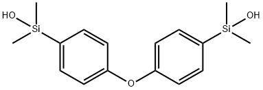 4,4'-Bis(dimethylhydroxysilyl)diphenyl ether Struktur