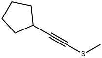 Cyclopentane, [(methylthio)ethynyl]- (9CI) Struktur