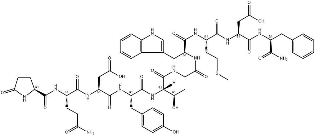 CAERULEIN (DESULFATED) Struktur